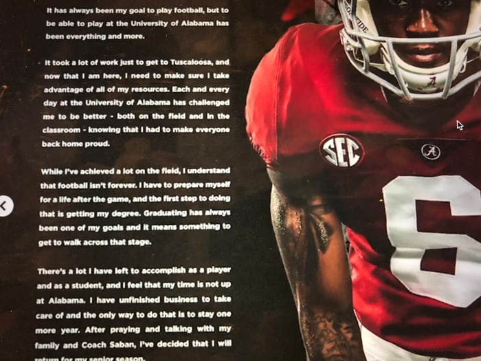 DeVonta Smith Announcement